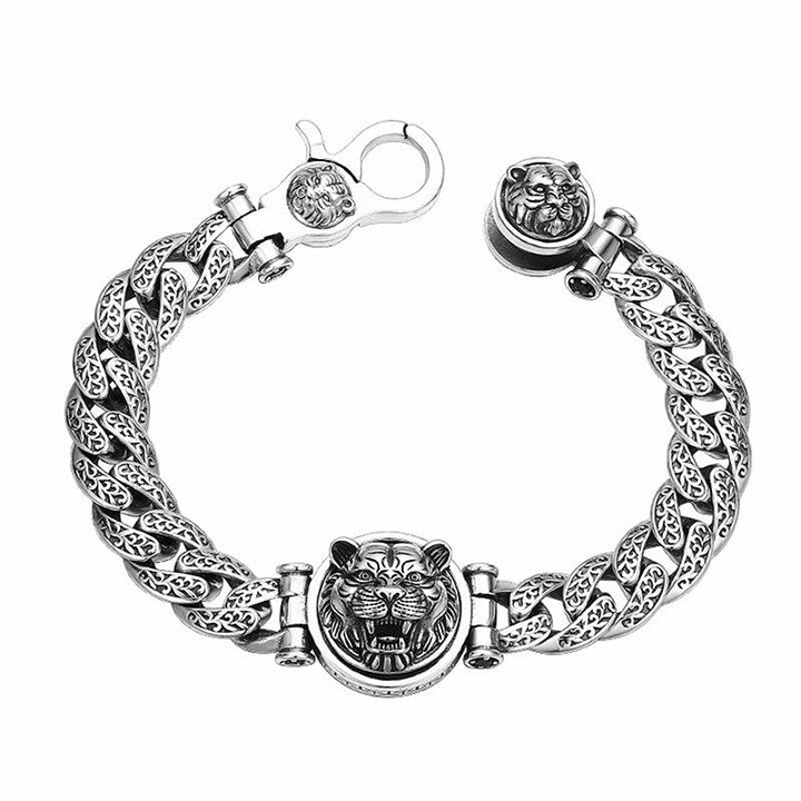 Silbernes Pixiu Armband – Glück & Energie geflochtenes Design Glücksarmband.