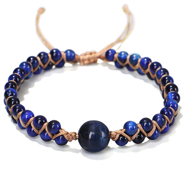 Armband Blaues Tigerauge - Fokus Mut & Klarheit