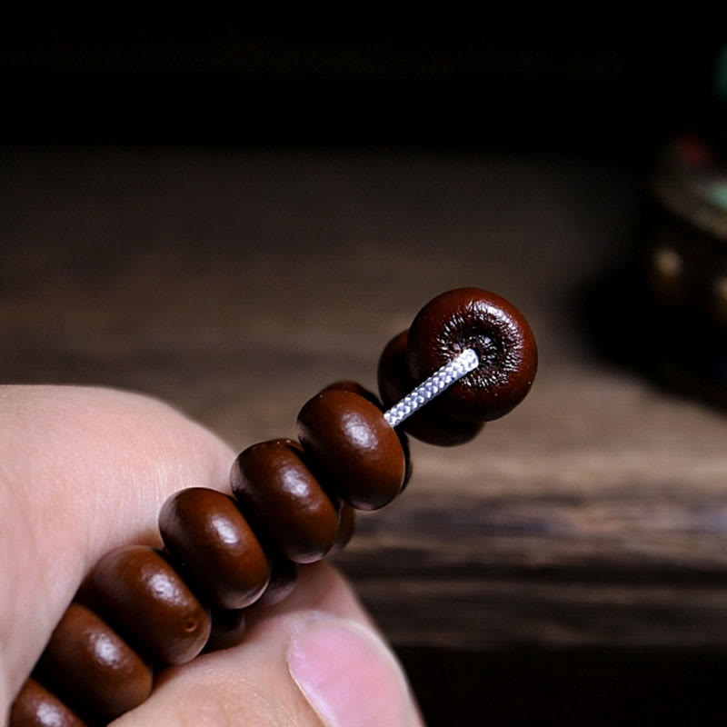 Mala Kupfer Bodhi Armband Harmonie Naturstein braun elastisch Handgelenk