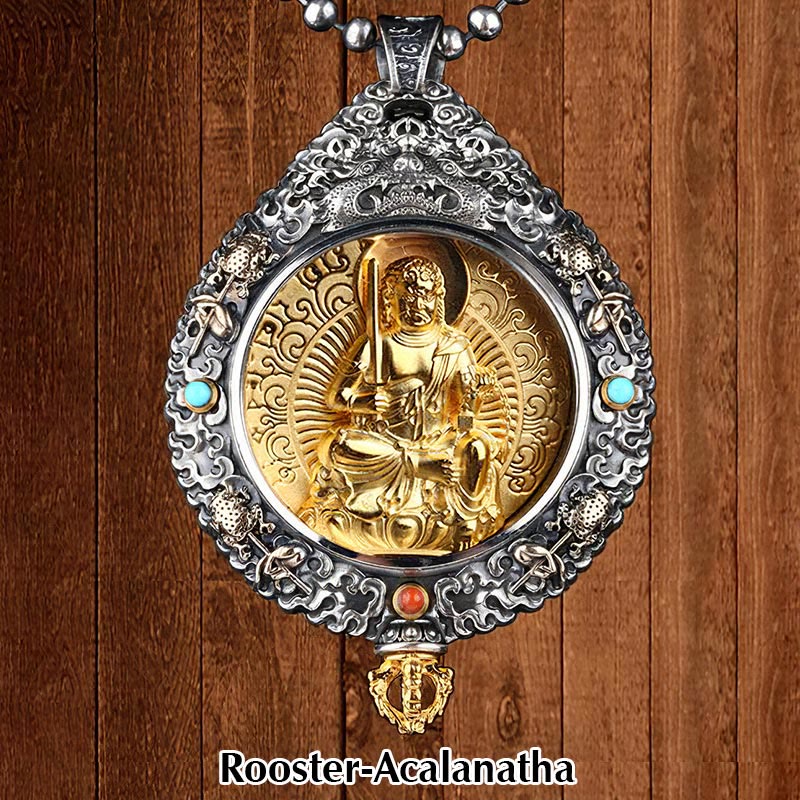 Anhänger Kette Tibetischer Jade Geburtsgott | Zen Spirit