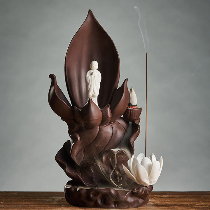 Räucherkegel Lotus Buddha Ton Lotus Ksitigarbha Buddha