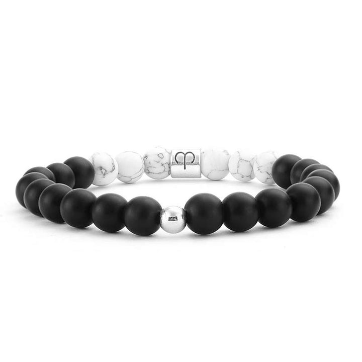 Armband Sternzeichen Weißer Türkis - Reichtum & Glück