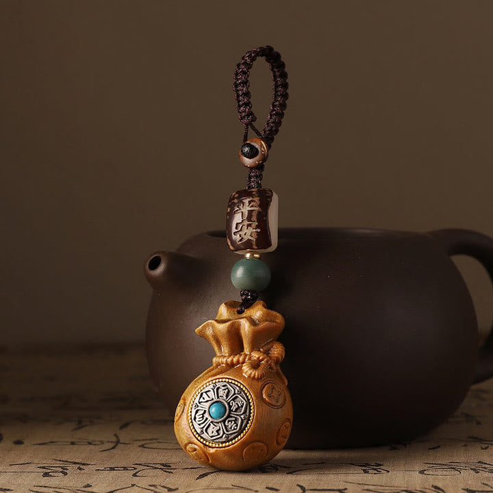 Armband Sandelholz Om Mani Padme Hum – Schutz Energie