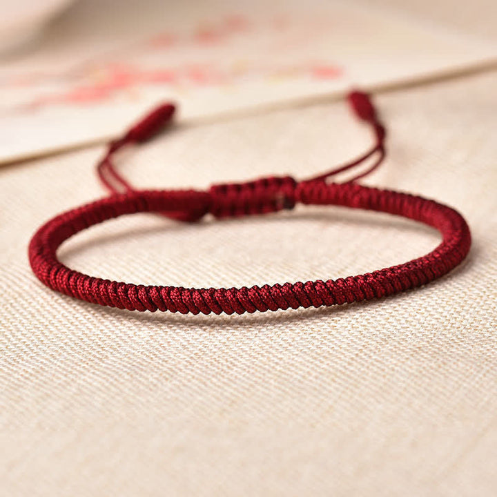 Armband Tibetisches Glücksband 3er Set Rot