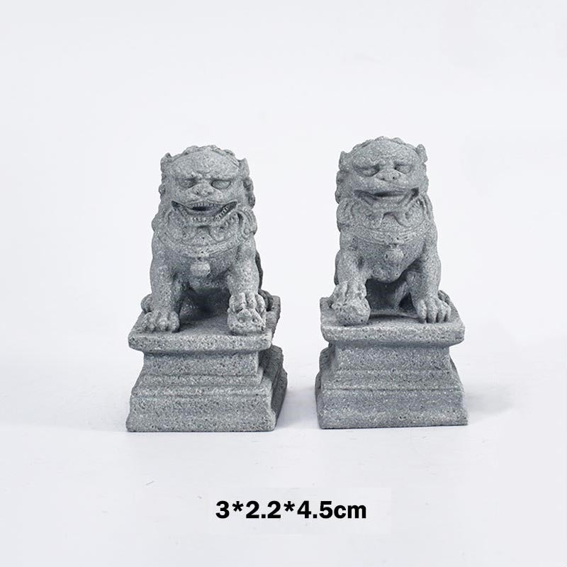 Löwe Figur Small Fu Dogs