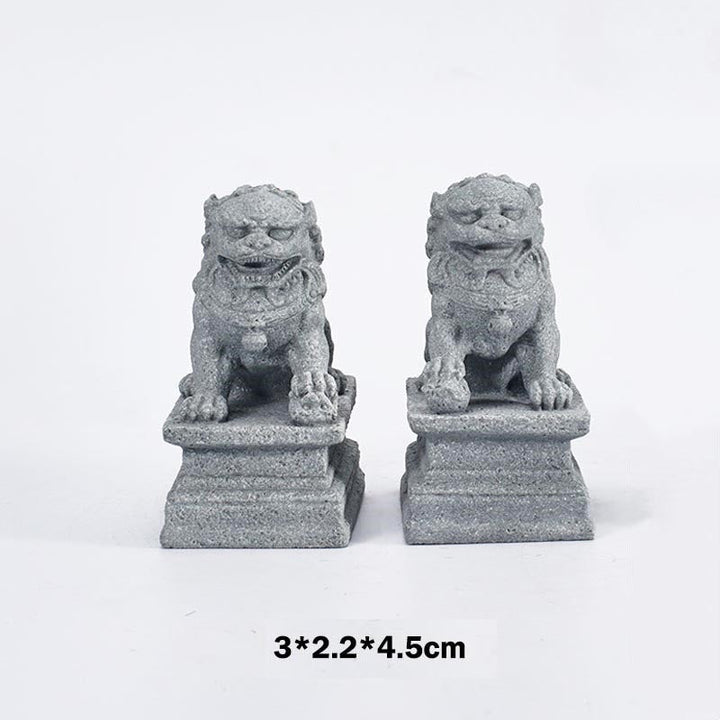 Löwe Figur Small Fu Dogs