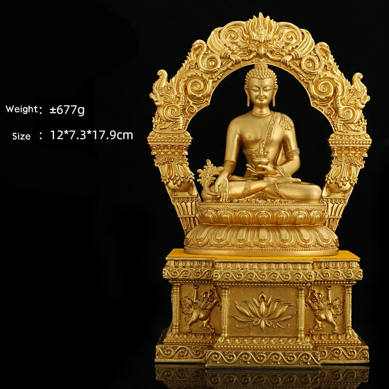 Amitabha Buddha 10 cm Medizin-Buddha mit Sockel