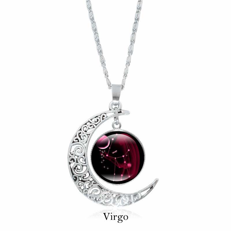 Kette Obsidian Sternzeichen Mond – Schutz & Harmonie | Zen Spirit