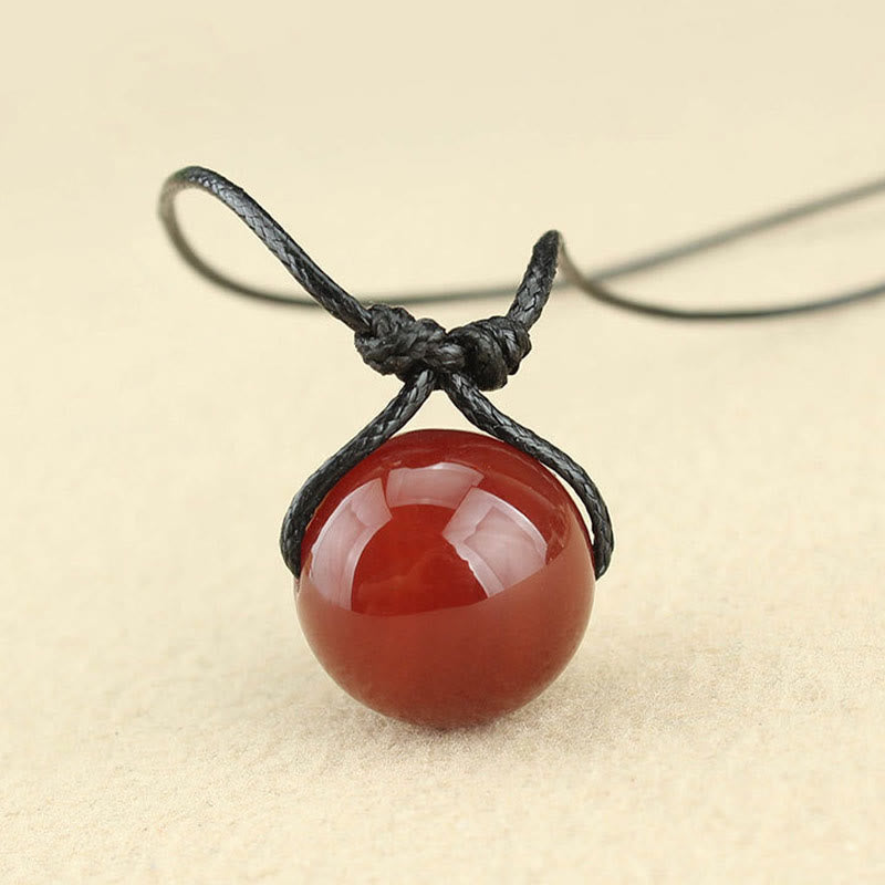 Kette rote Achat Buddha – Selbstvertrauen