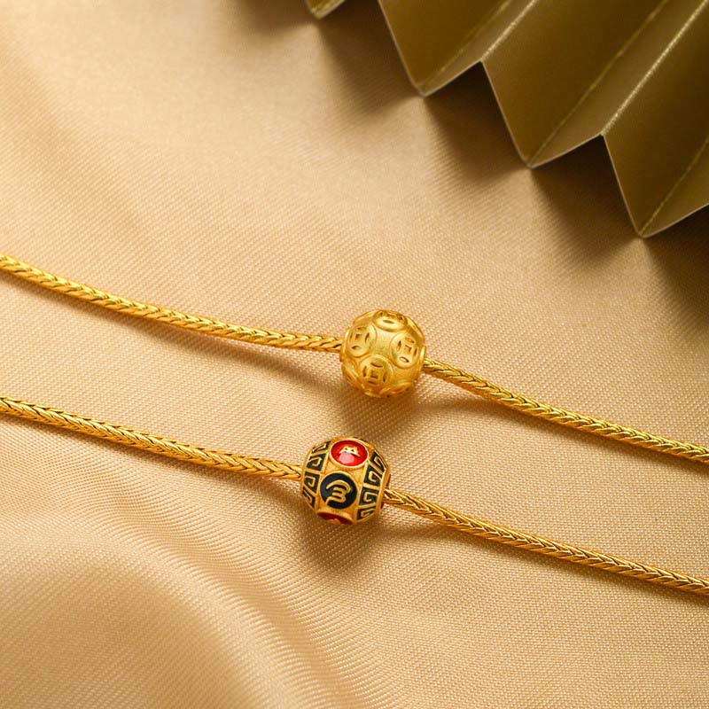 Armband Om Mani Padme Hum – 18K Gold, Glücks-Mantra & Ruhe