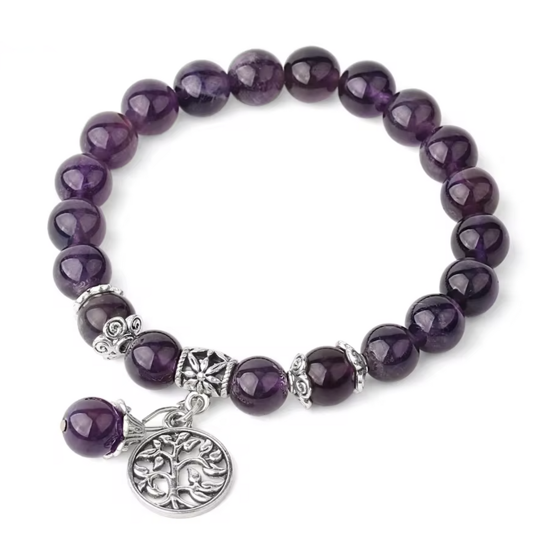 Amethyst Armband Baum des Lebens