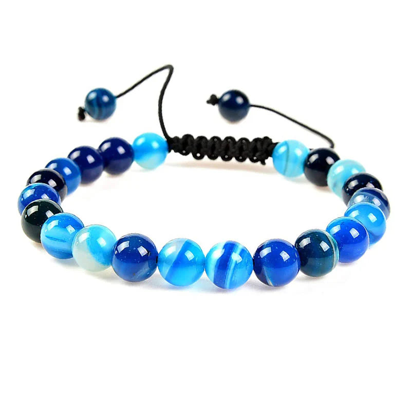 Armband Blauer Achat