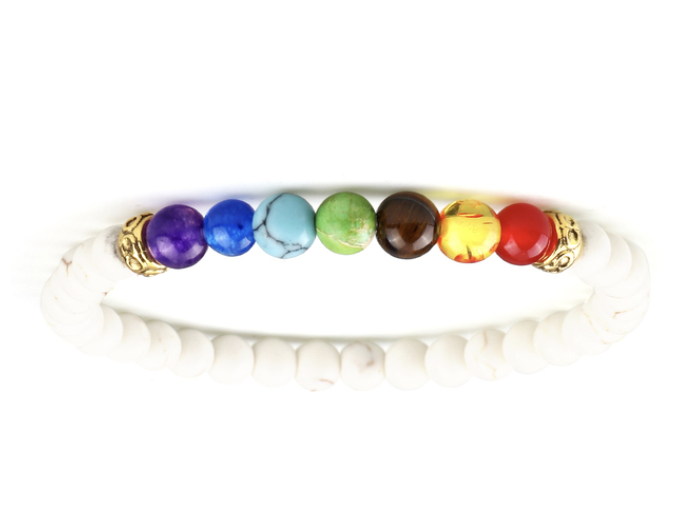 Armband Chakra Mondstein 