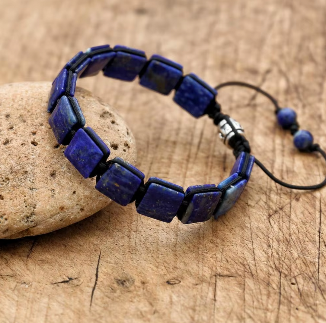 Armband Geflochtenes Lapislazuli