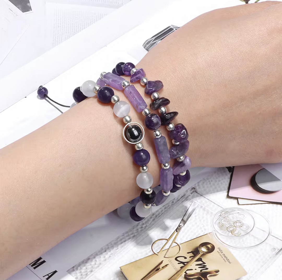 Armband Amethyst Heilstein