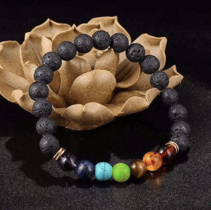 Chakra Lavastein Armband