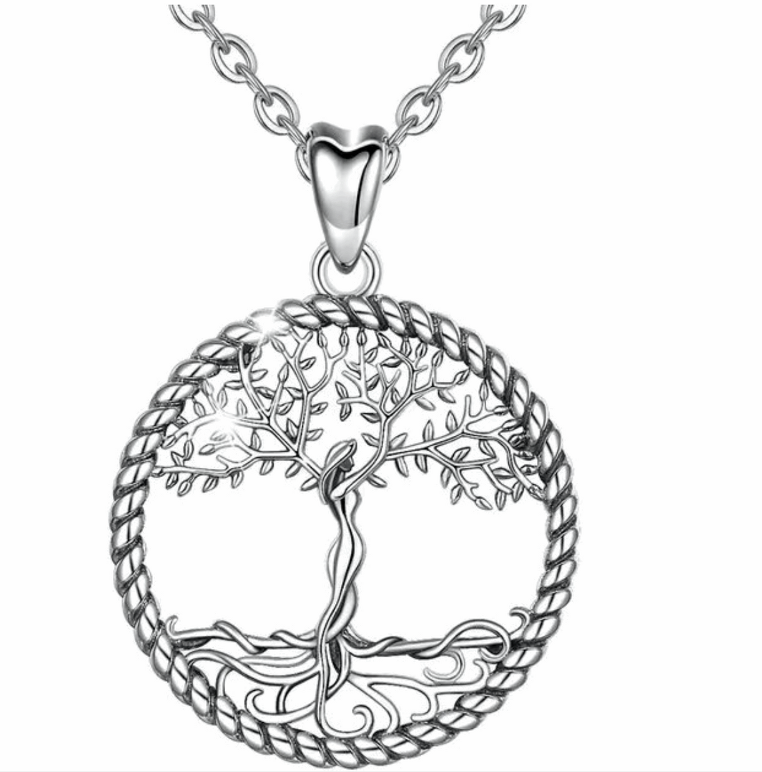 Kette Lebensbaum Sterling Silber