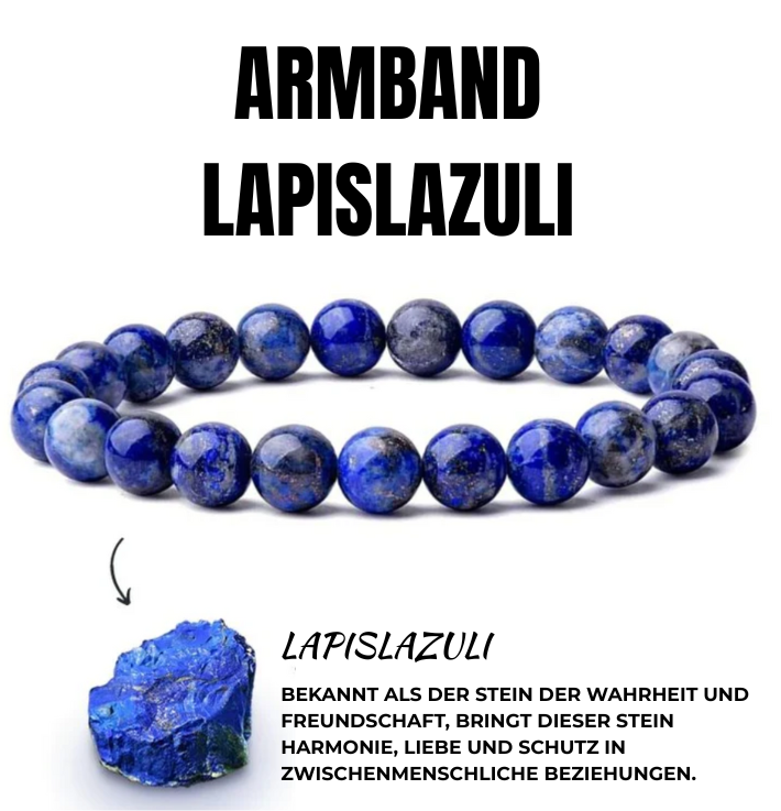 Armband Lapislazuli - Harmonie & Vertrauen