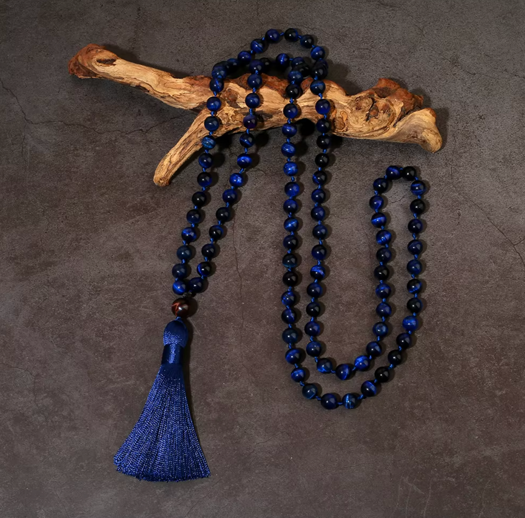 Mala Lapislazuli 108 Perlen