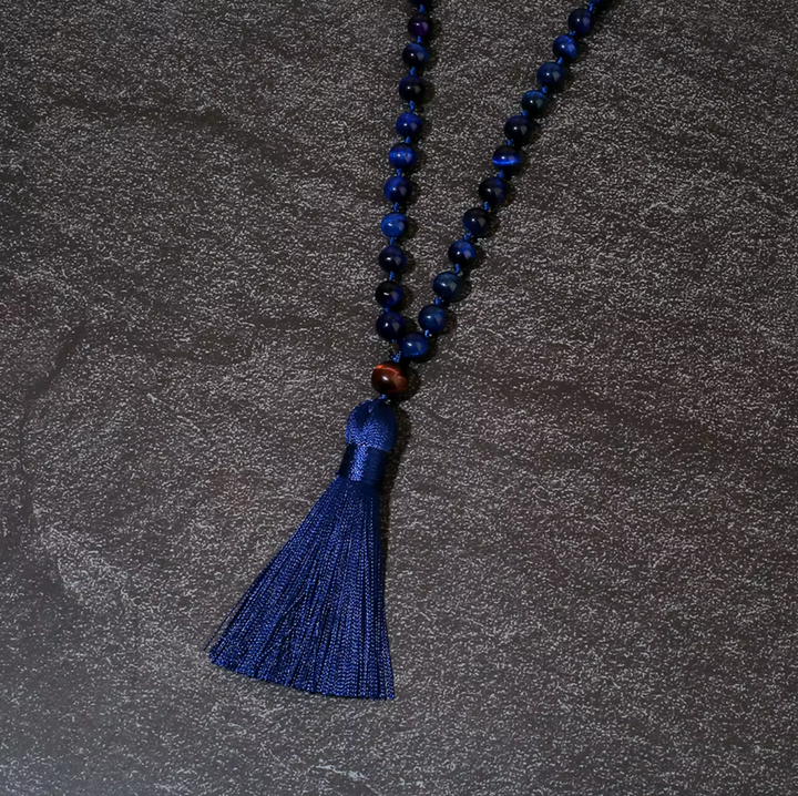 Mala Lapislazuli 108 Perlen