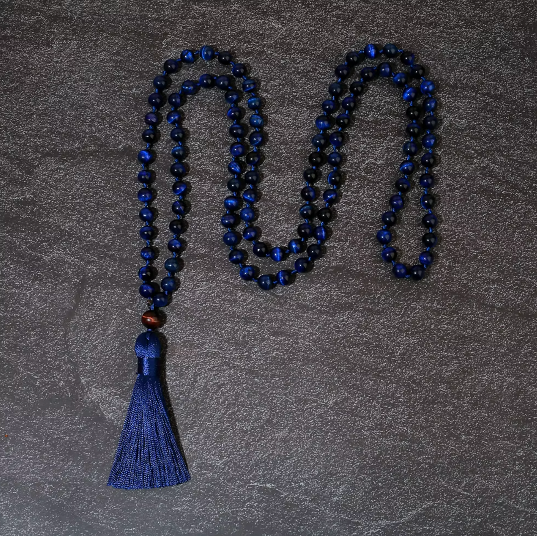 Mala Lapislazuli 108 Perlen