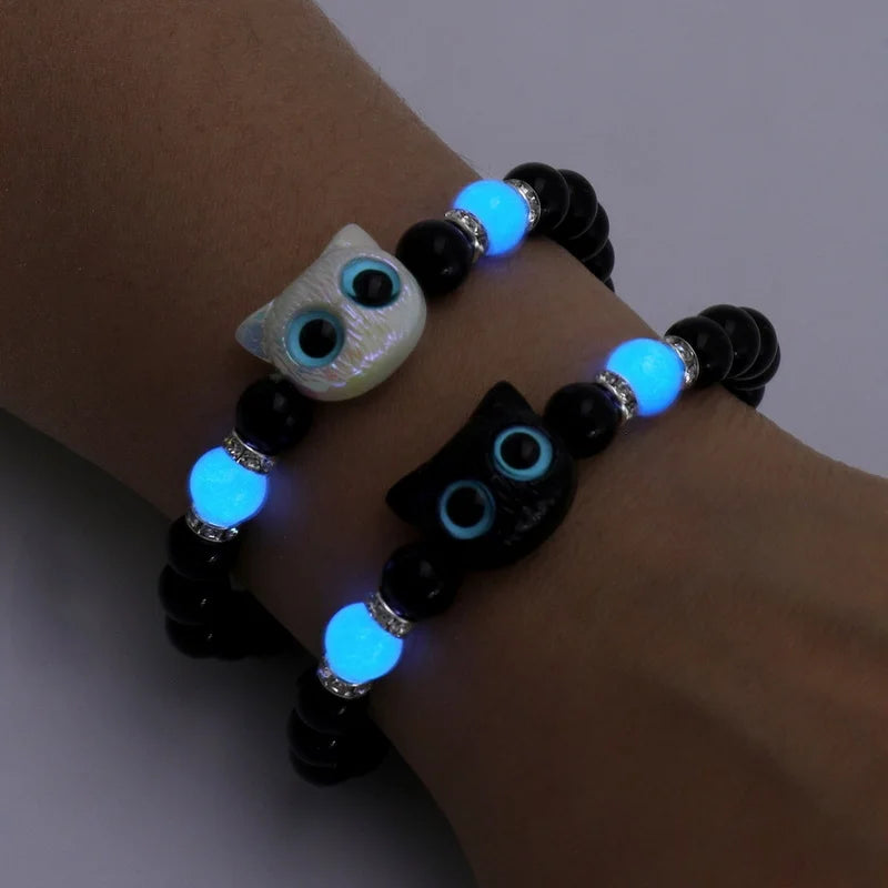 Armband Leuchtende Katzenaugen