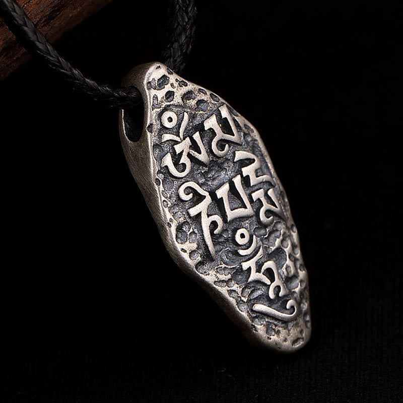 Kette Vajra – Segen – Bild 2 – Silberner Vajra Anhänger Kette Segen buddhistische Symbolik Handwerk