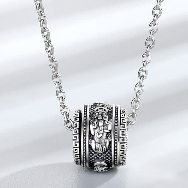 Kette Stein Pixiu – Wohlstand & Mut – Bild 2 – Silberne Kette mit Pixiu Anhänger Wohlstand Mut Amulett Schmuck