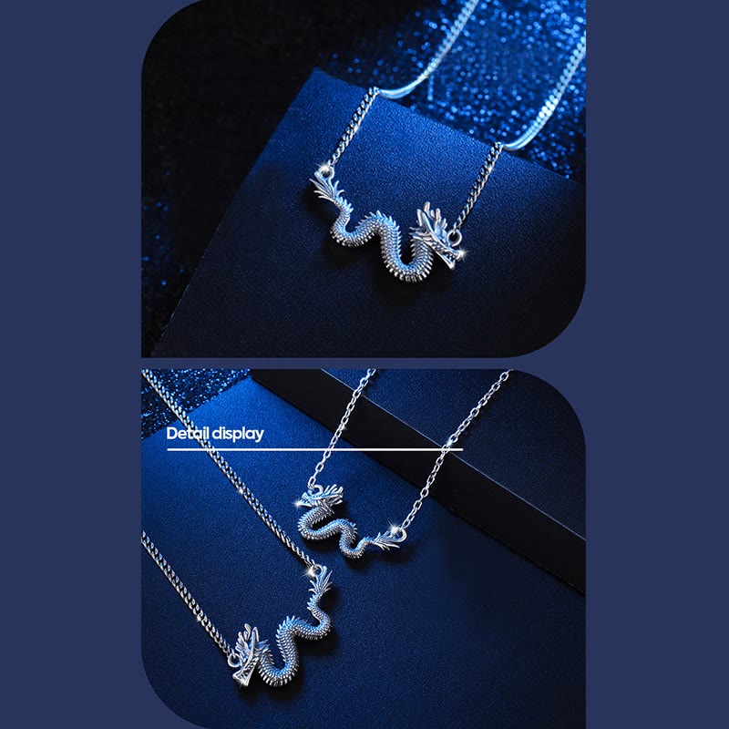 Anhänger Kette Sterling-Silber Drachen – Schutz