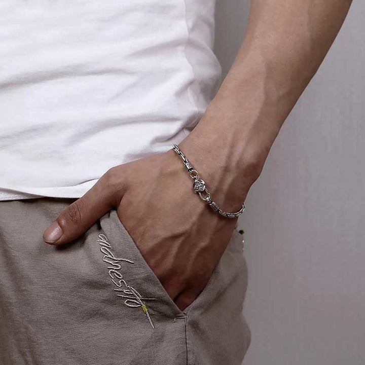 Armband Tibetisches Swastika «Dorje Vajra Om Mani»