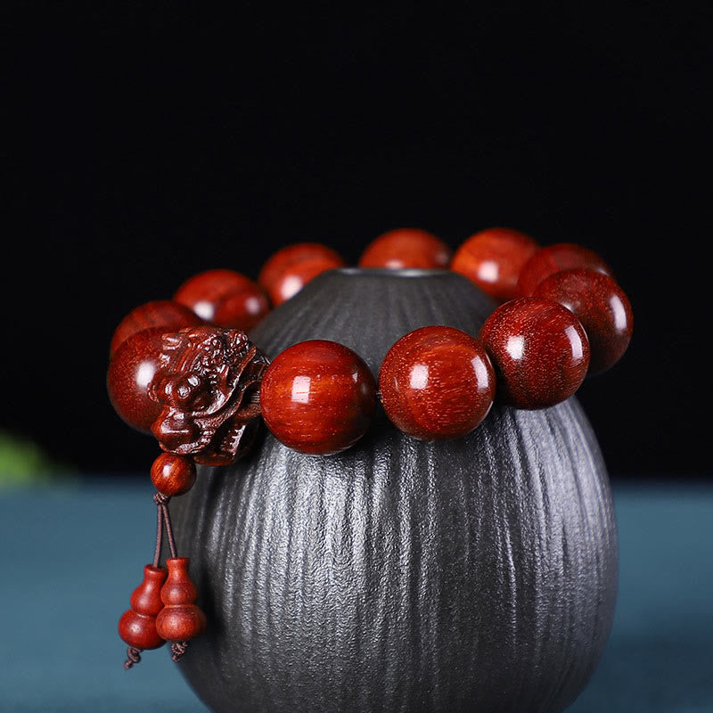 Armband Drache Sandelholz – Schutz & Kraft