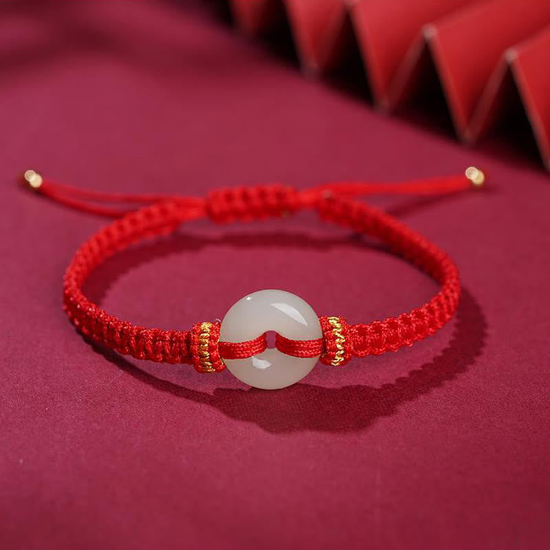 Armband Jade Abundance - Geflochten