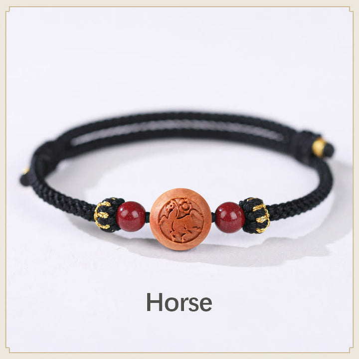 Armband Zinnober Chinesisches Tierkreis – Wohlstand – Bild 20