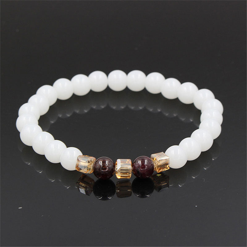 Armband Weiße Jade – Schutz
