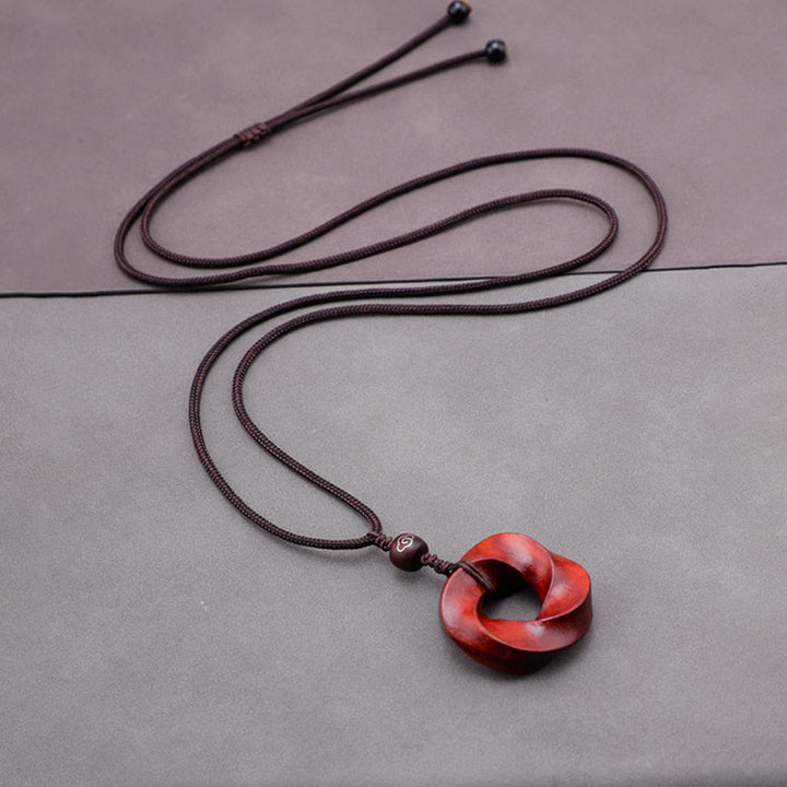 Anhänger Kette Rote Karneol Spirale Symbol