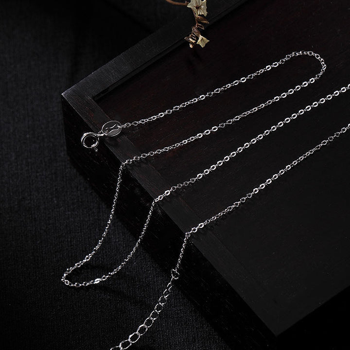 Kette Silber filigran Gliederkette minimalistisch Schmuck