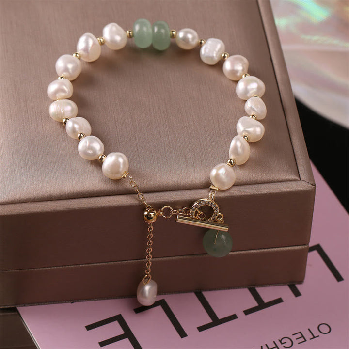 Armband Erdbeerquarz Perle – Heilung Energie