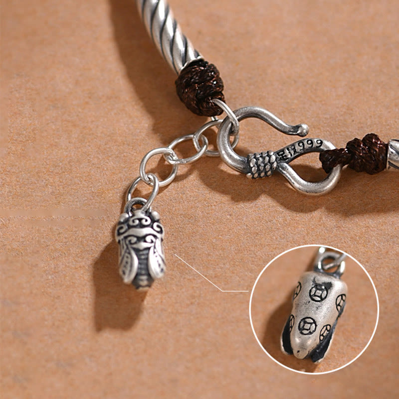 Armband 925 Silber Bambus – Glück & Wohlstand