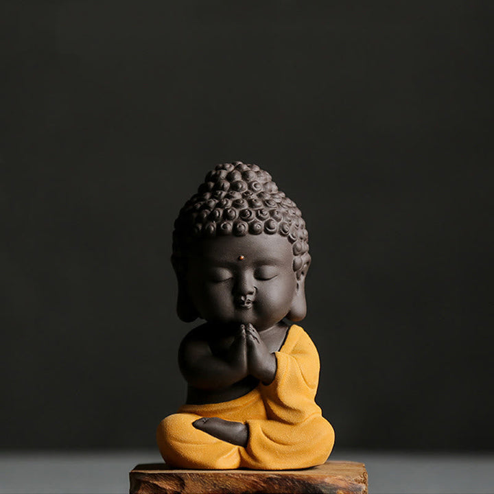 Kleine Buddha Figur Gelber Buddha