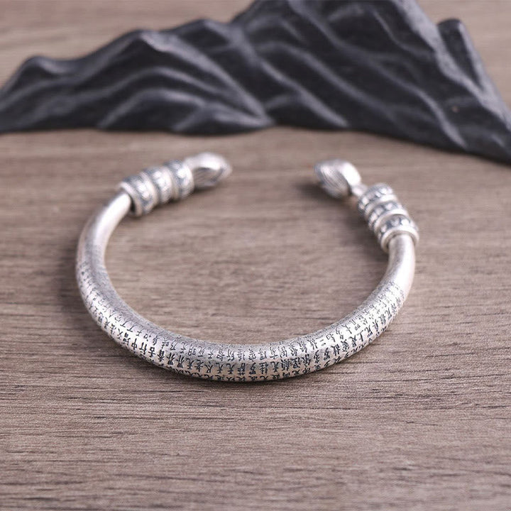 Armband 925 Silber Om Mani Padme Hum – Frieden & Balance