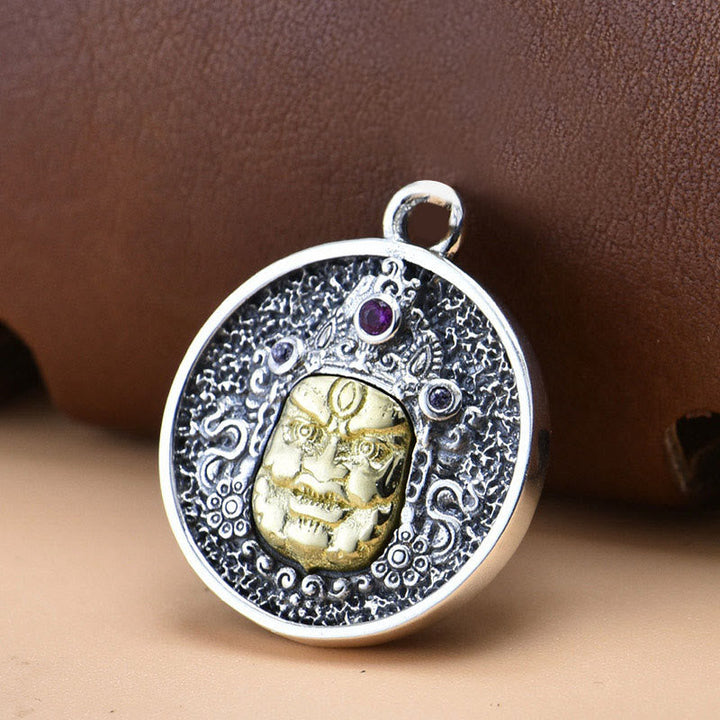 Kette Sterling Silber Vajra Anhänger – Schutz Kraft
