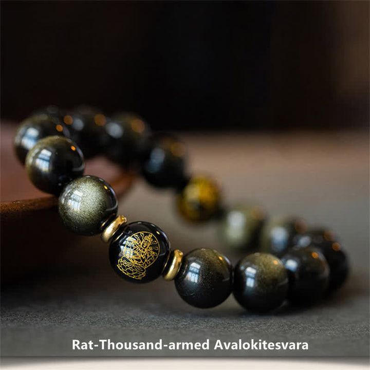 Armband Obsidian Chinesisches Tierkreis – Schutz & Wohlstand – Bild 2