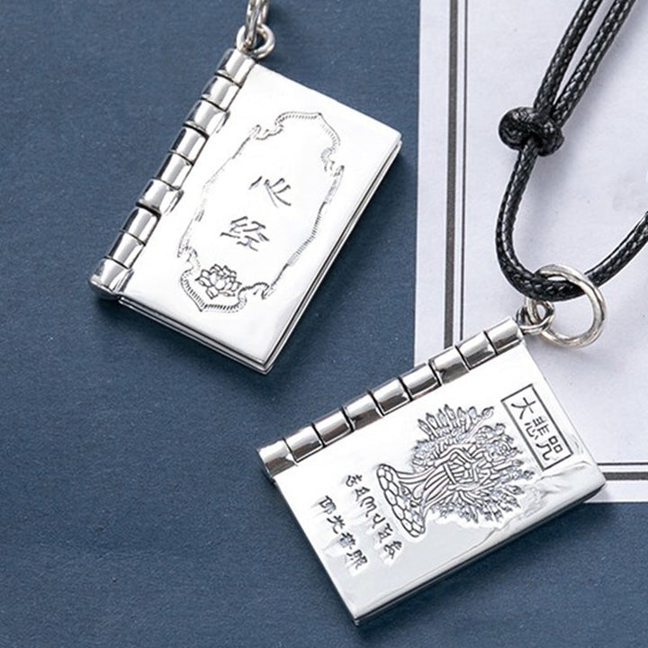 Anhänger Sterling Silber Buch Klein