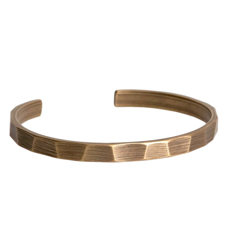 Armband Kupfer – Wohlstand Balance geometrisches Design Naturmaterial elegant