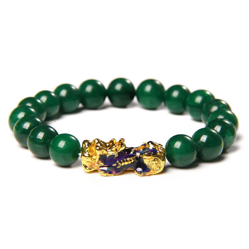 Armband Pixiu Jade "Wohlstand Schutz Glück"