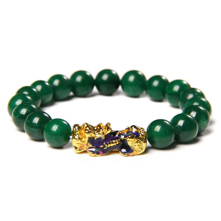 Armband Pixiu Jade "Wohlstand Schutz Glück"