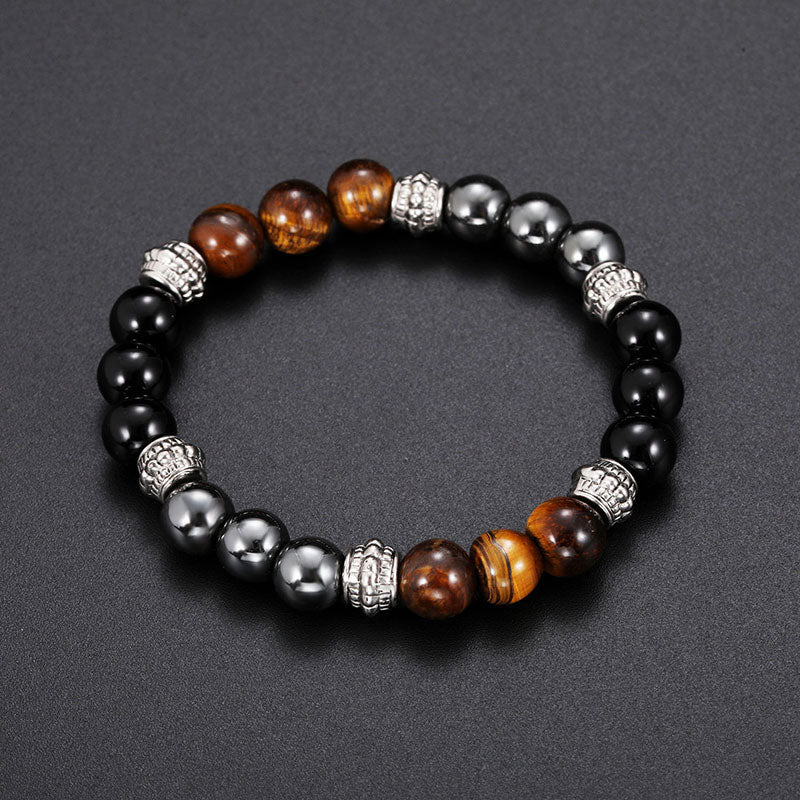 Armband Tigerauge Hämatit Glück Heilung