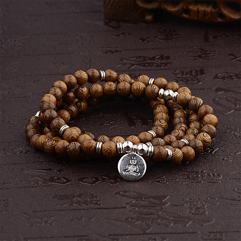 Mala Blitzholz Tibet Lotus
