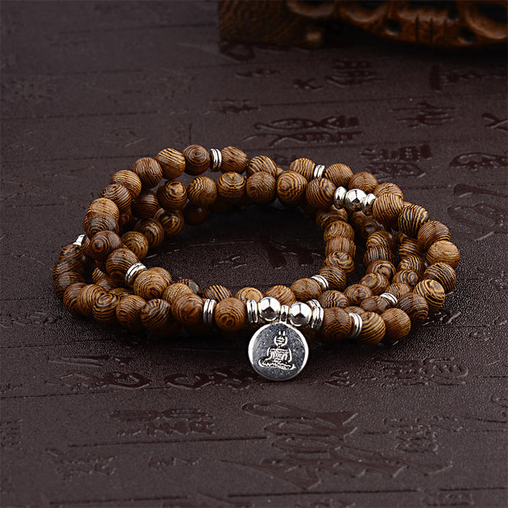 Mala Blitzholz Tibet Lotus