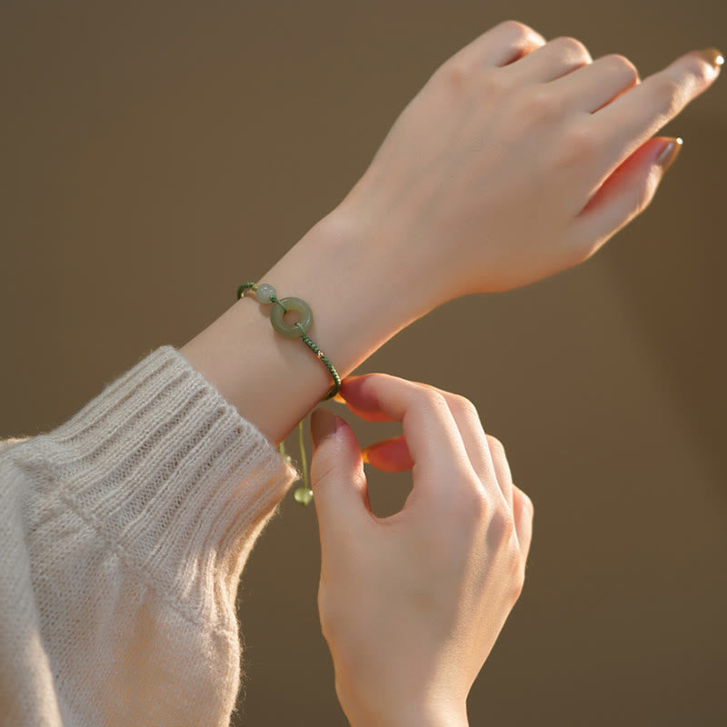 Armband Jade Lotus – Glück & Frieden